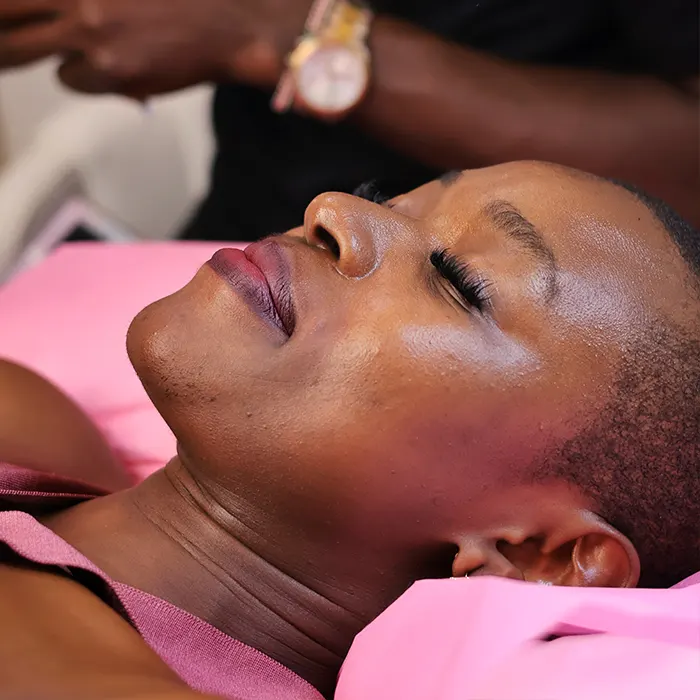 Interior of Pops Salon and Spa in Nairobi